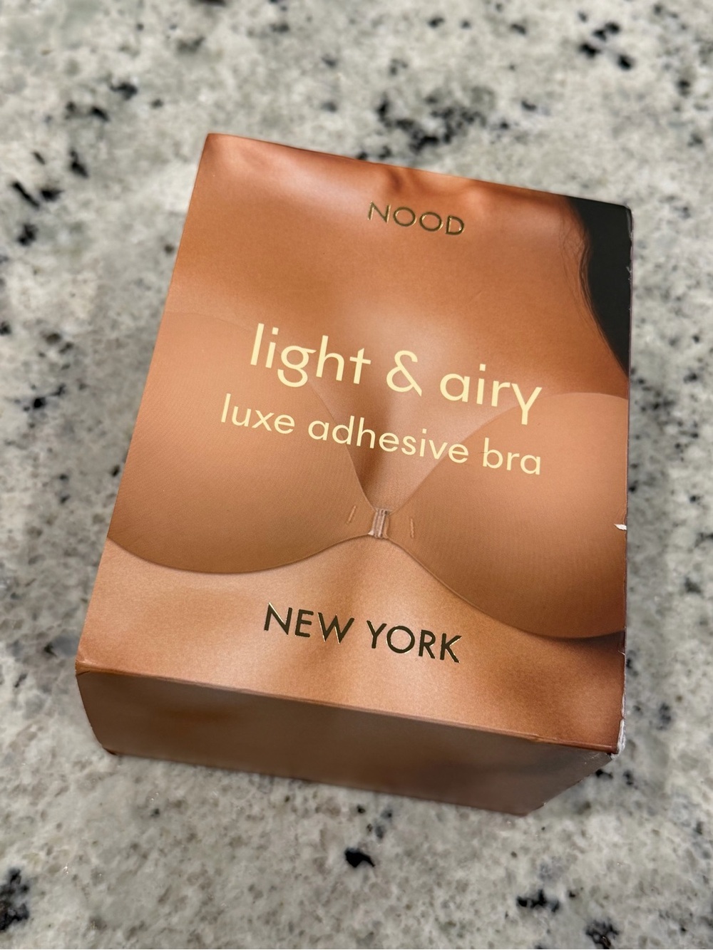 NIB . . .  NOOD Light & Airy Luxe Adhesive Bra  |  No 5 - Soft Tan